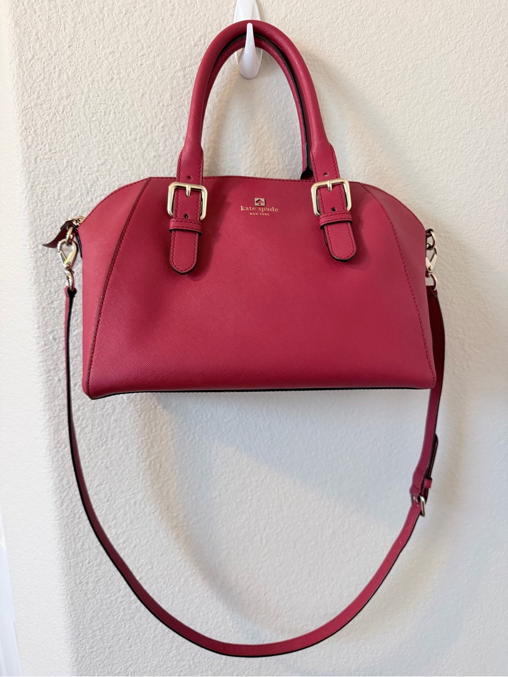Kate Spade Red Satchel with Strap